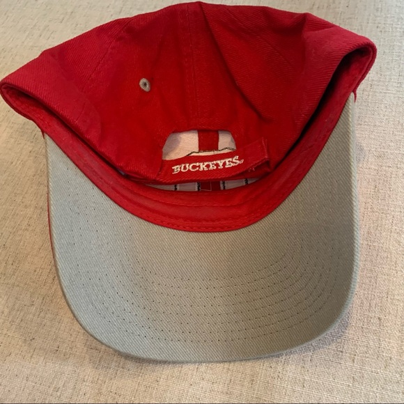 Signatures Red Ohio State Buckeyes Adjustable Cap - Picture 5 of 5